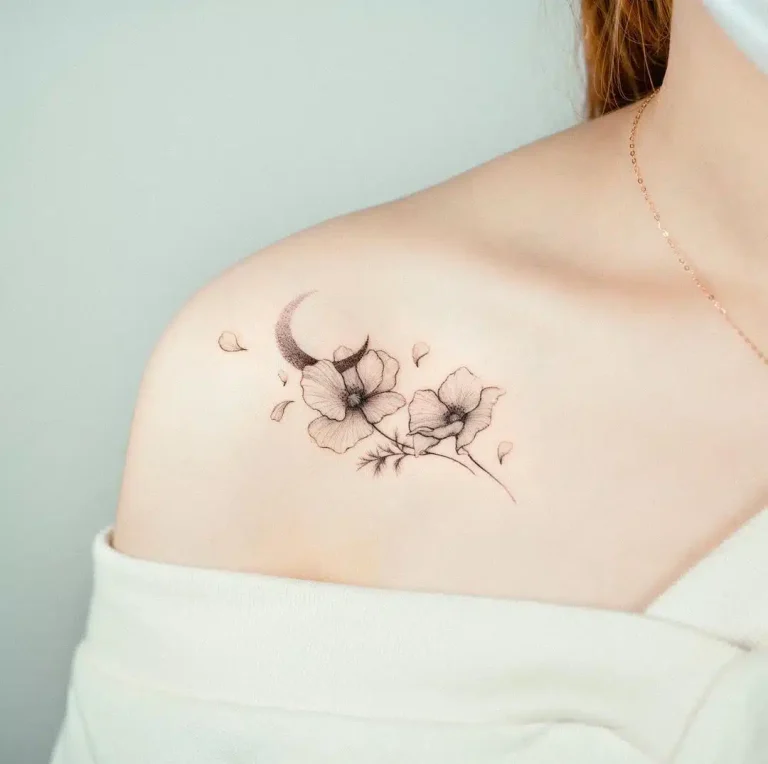 22 Mooie Klaproos Bloemen Tattoos Waar We Niet Naar Kunnen Stoppen Met Staren