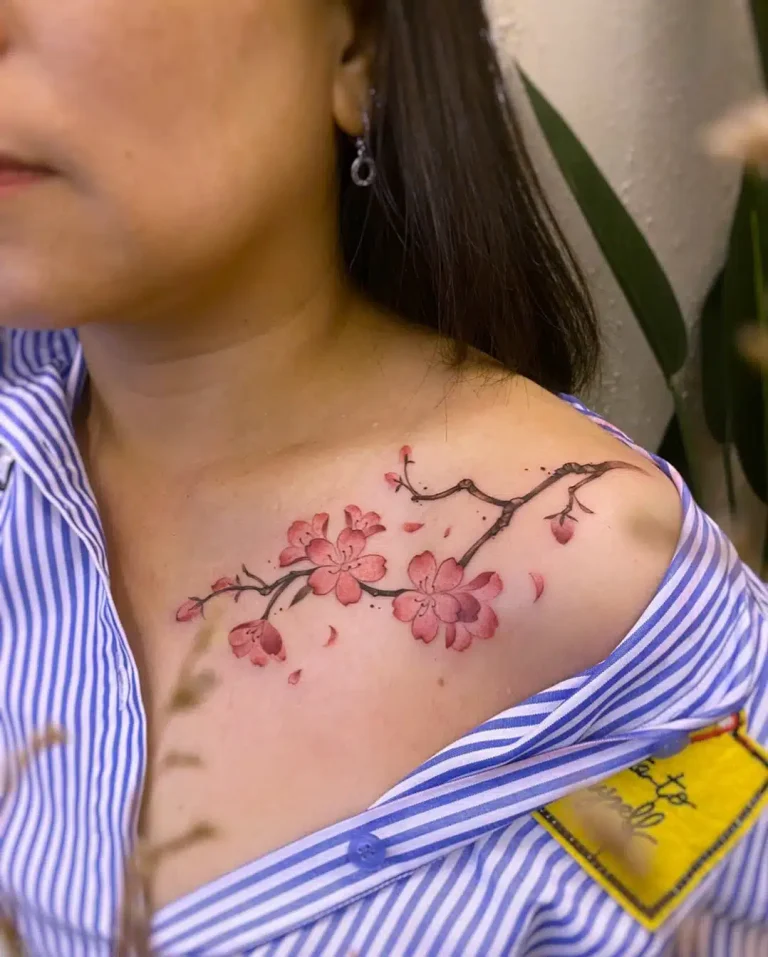 24 Kersenbloesem Tattoos Voor De Kwetsbare Schoonheid Van De Natuur