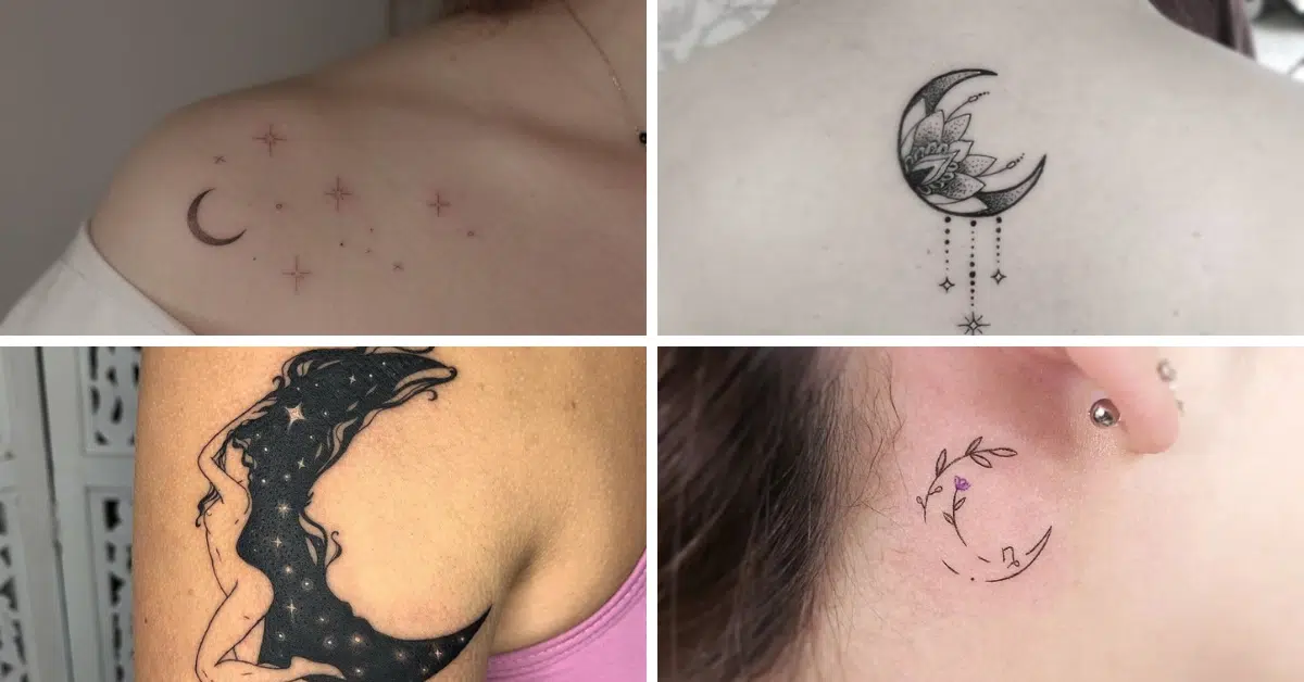 Maan En sterren Tattoos Voor Eeuwige Betovering