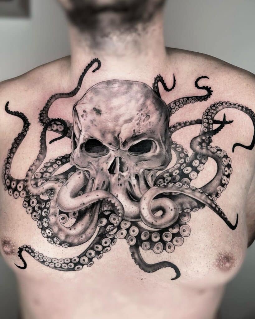 Borst octopus tattoo