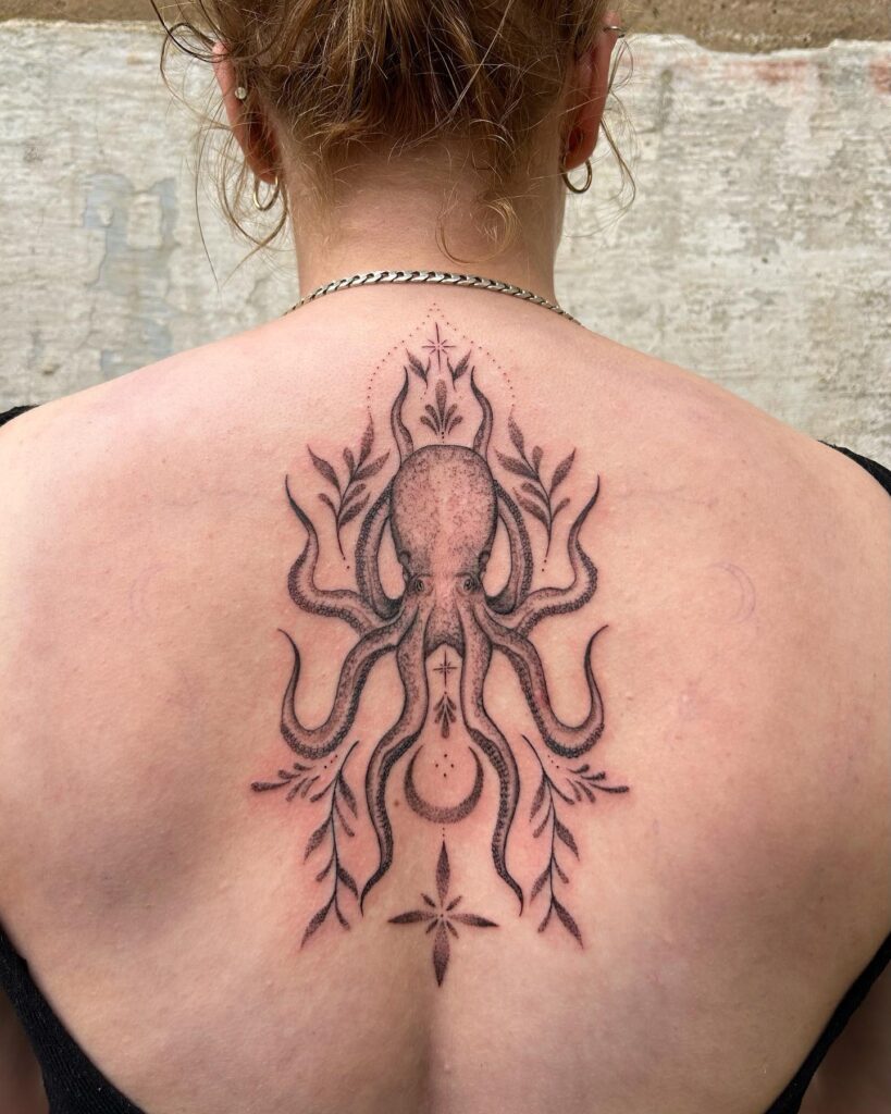 Rug octopus tattoo