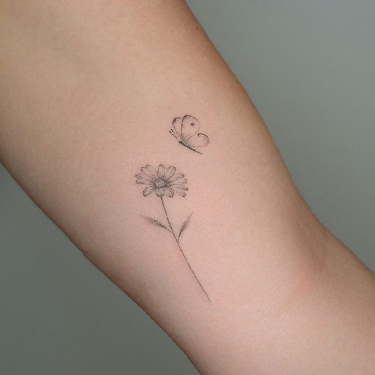 Delicate Margriet Tattoo Ideeën Om Op Te Slaan Voor Inspiratie