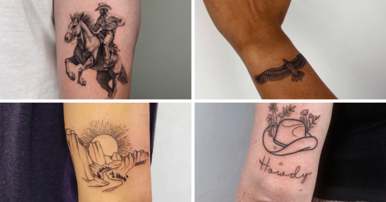 Van cowboylaarzen tot stieren, 22 Western Tattoos voor iedereen