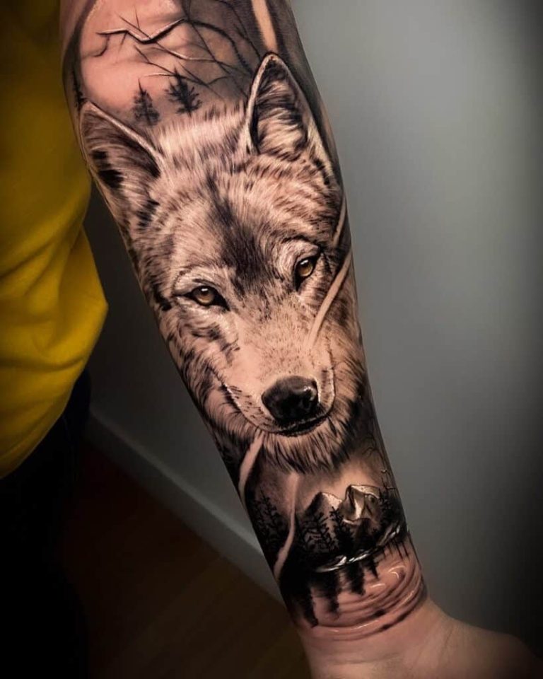 Wolf Tattoos Voor Mannen En Hun Sterke Toewijding