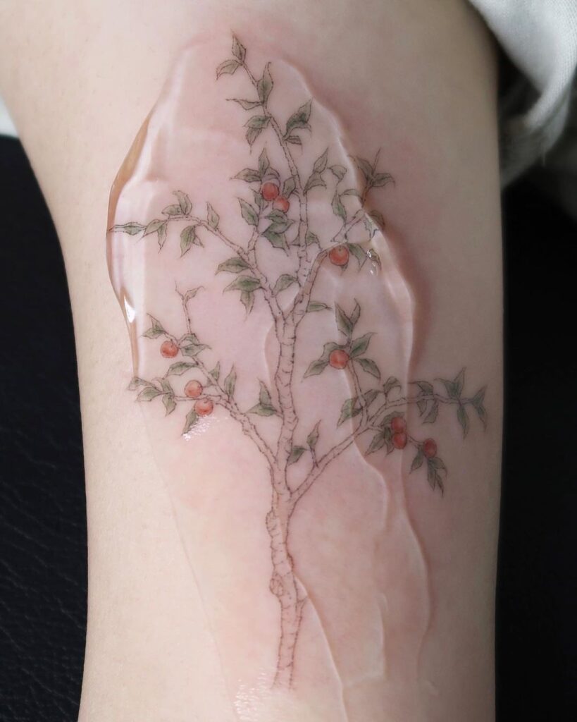 2. Een appelboom tattoo